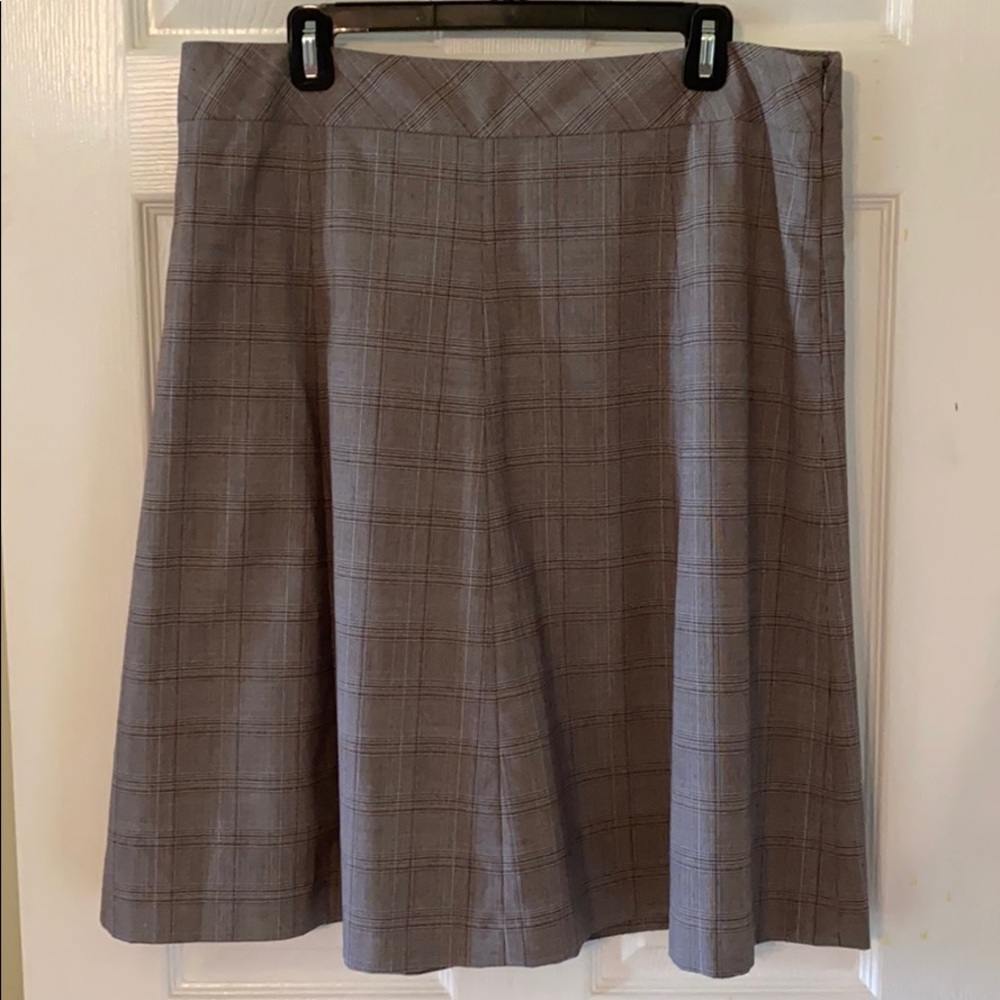 A-line Plaid Skirt